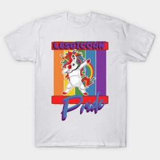 Lesbicorn pride shirt T-Shirt